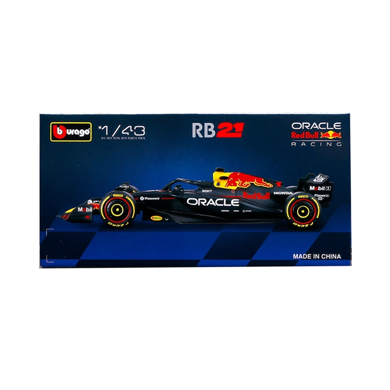 AUTO DE JUGUETE BBURAGO RED BULL RB 21 VERSTAPPEN 1:43 - 10