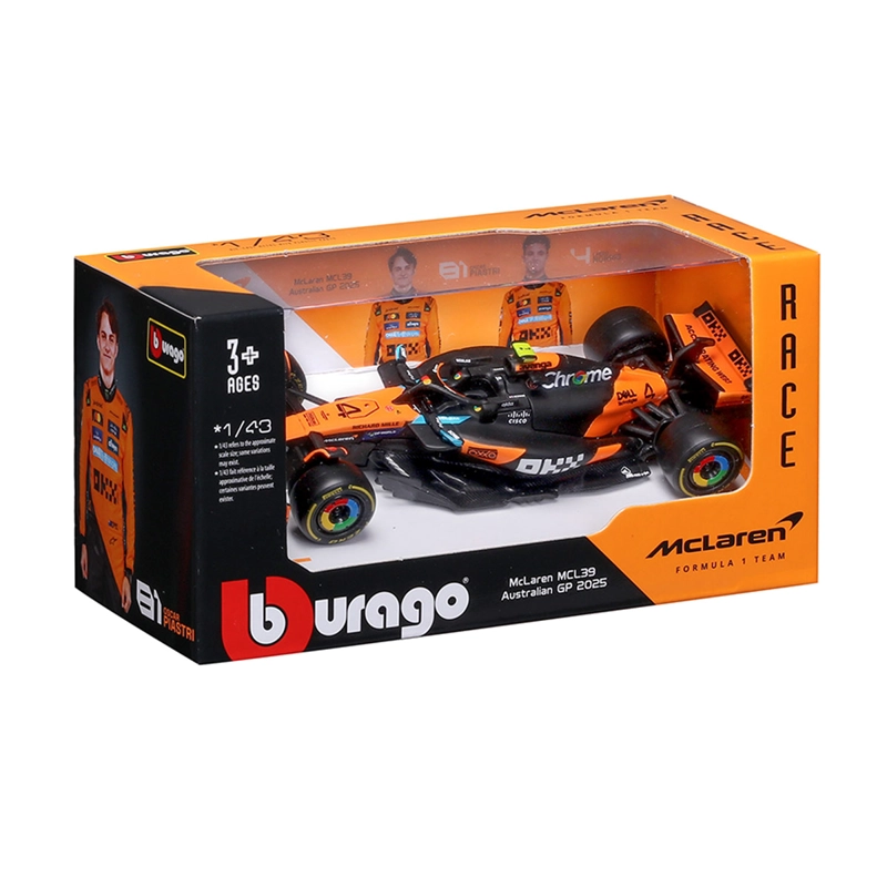 AUTO DE JUGUETE BBURAGO MCLAREN MCL39 NORRIS 1:43 - 6
