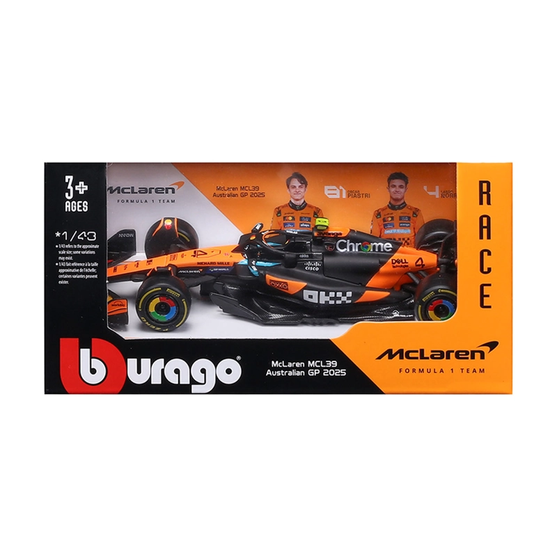 AUTO DE JUGUETE BBURAGO MCLAREN MCL39 NORRIS 1:43 - 8
