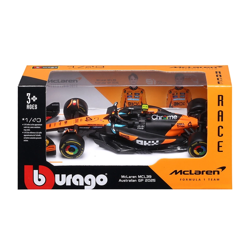 AUTO DE JUGUETE BBURAGO MCLAREN MCL39 NORRIS 1:43 - 9