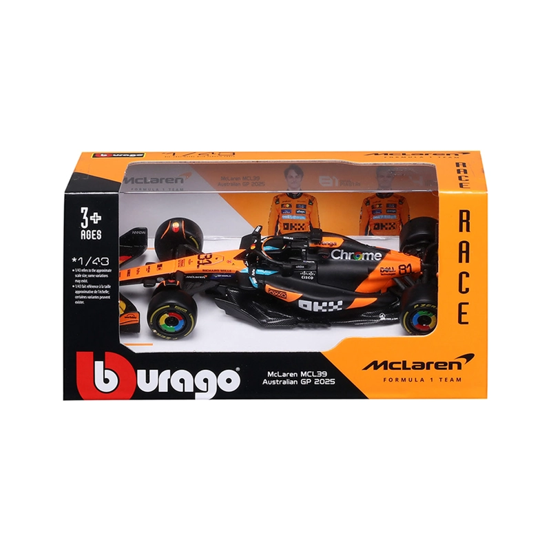 AUTO DE JUGUETE BBURAGO MCLAREN MCL39 PIASTRI 1:43 - 6