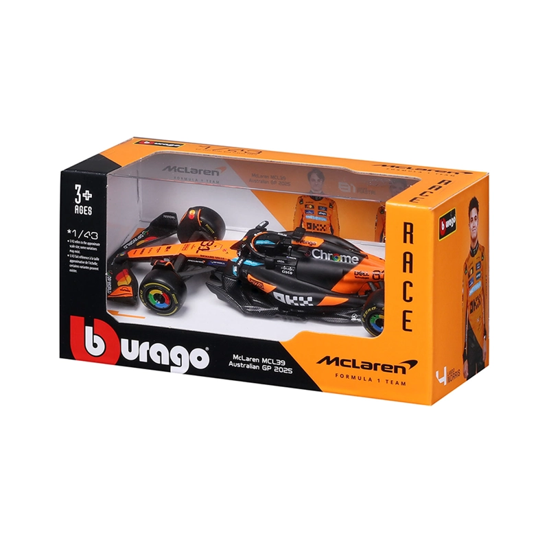 AUTO DE JUGUETE BBURAGO MCLAREN MCL39 PIASTRI 1:43 - 8