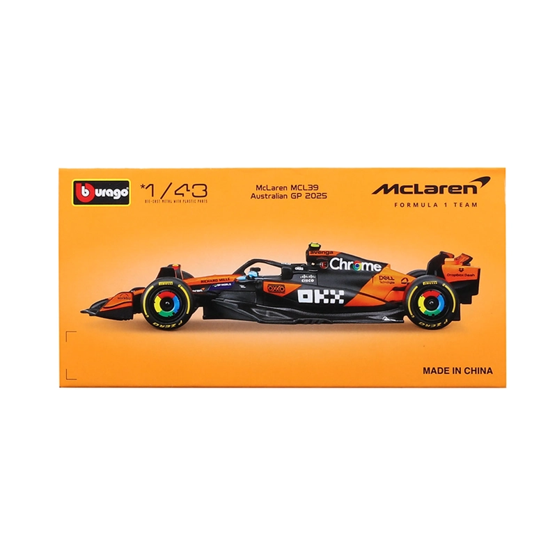 AUTO DE JUGUETE BBURAGO MCLAREN MCL39 PIASTRI 1:43 - 10