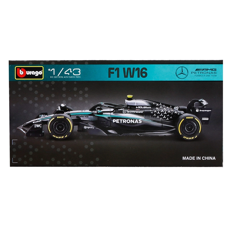 AUTO DE JUGUETE BBURAGO MERCEDES W16 ANTONELLI 1:43 - 7