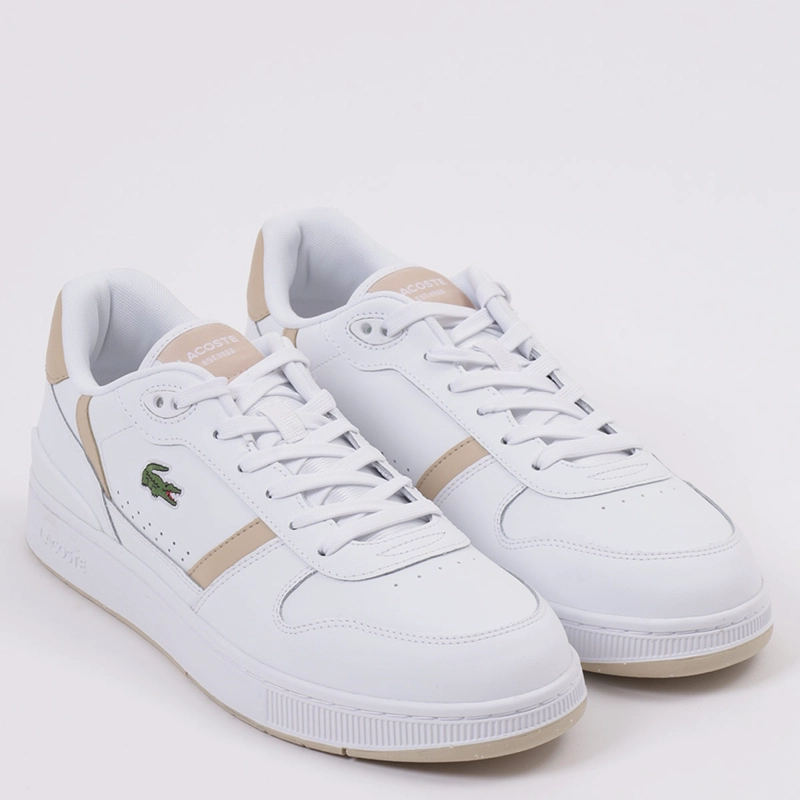 ZAPATILLAS HOMBRE LACOSTE CASUAL BLANCO T-CLIP BLANCO CUERO - 2