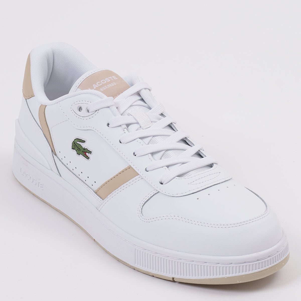 ZAPATILLAS HOMBRE LACOSTE CASUAL BLANCO T-CLIP BLANCO CUERO - 4