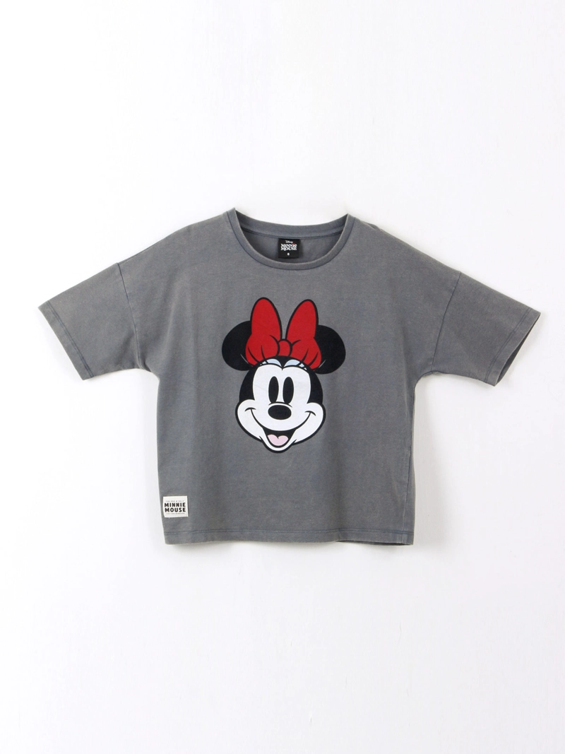 POLERA NIÑA DISNEY  MANGA CORTA MINNIE ALGODÓN