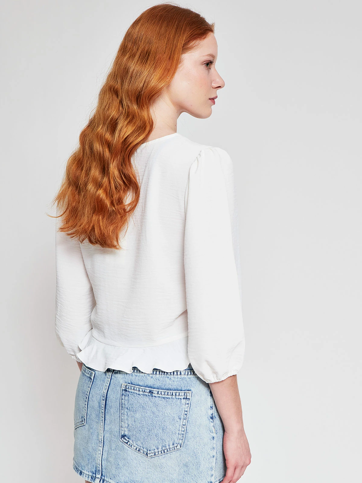 BLUSA MUJER INDEX MANGA LARGA BÁSICA - 2