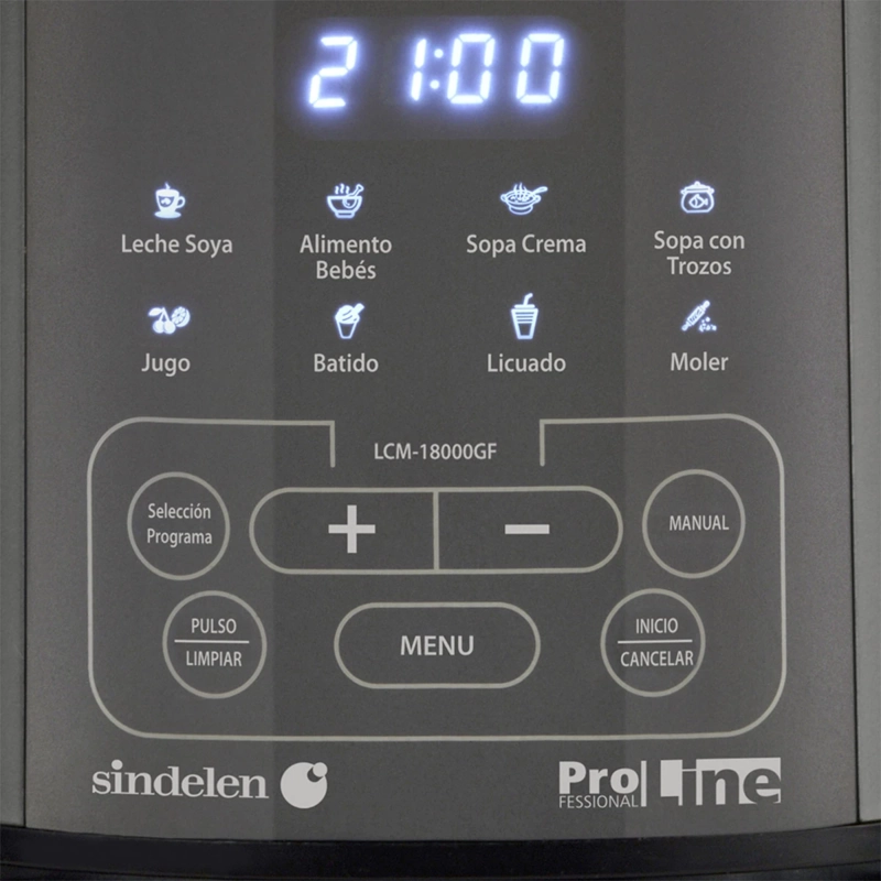 LICUADORA SINDELEN POWER MIX / SOUP MAKER LCM-18000GF 900W 2L - 4