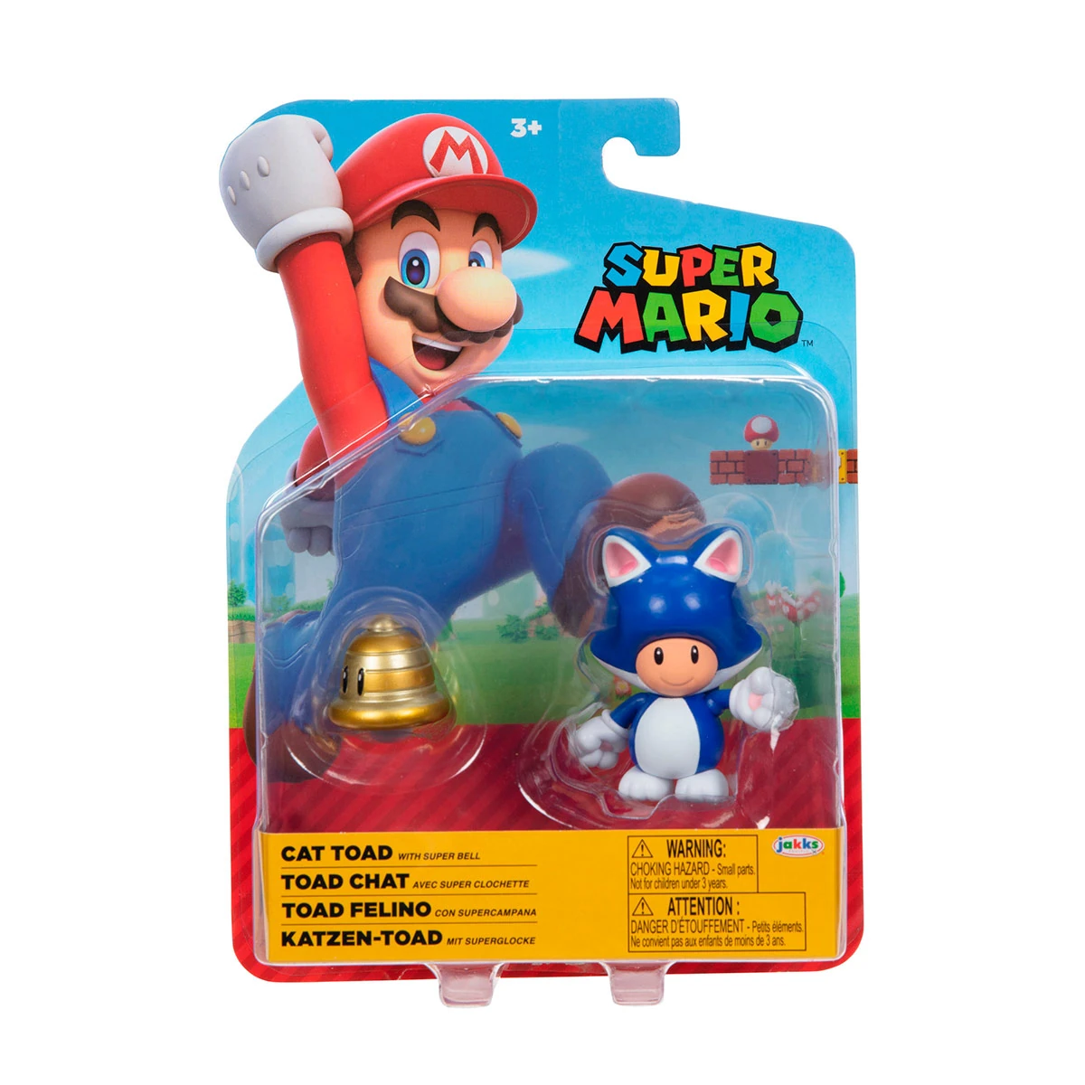 FIGURA DE ACCIÓN SUPER MARIO TOAD FELINO 10 CM - 4