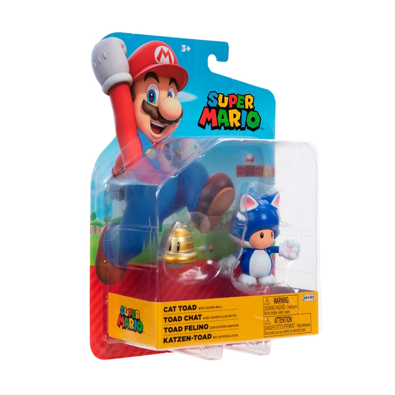 FIGURA DE ACCIÓN SUPER MARIO TOAD FELINO 10 CM - 5