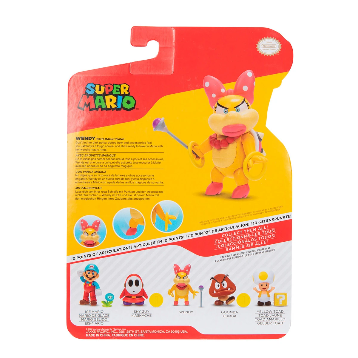 FIGURA DE ACCIÓN SUPER MARIO WENDY 10 CM - 6