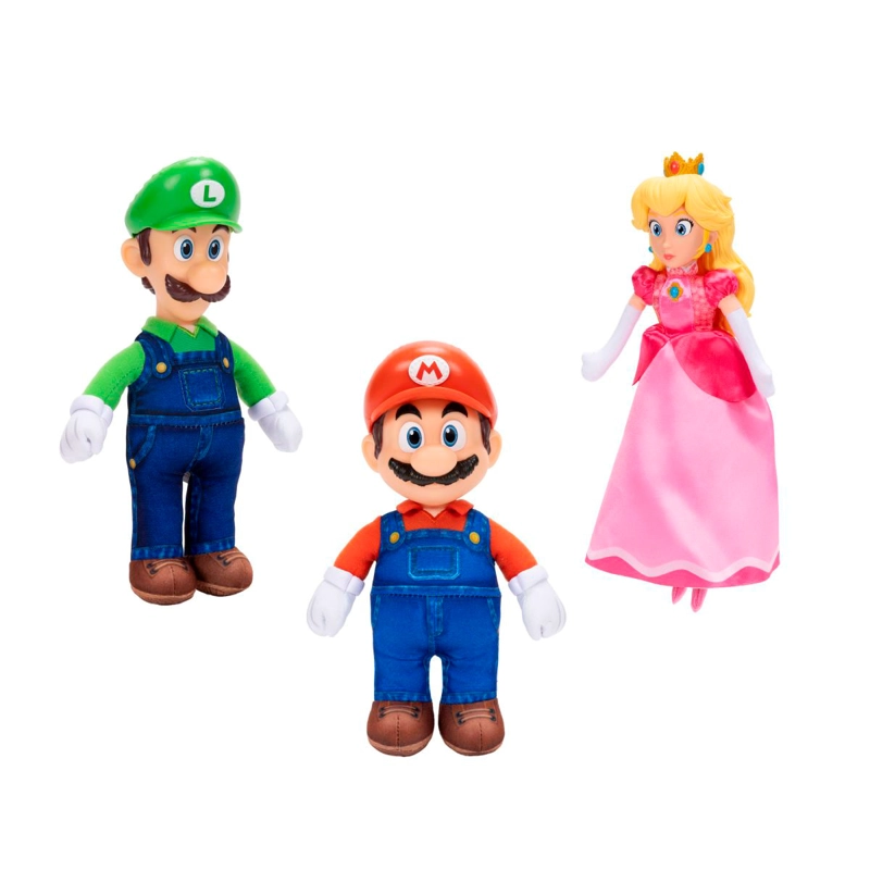PELUCHE NINTENDO CABEZA PLÁSTICA 23 CM - MODELO ALEATORIO