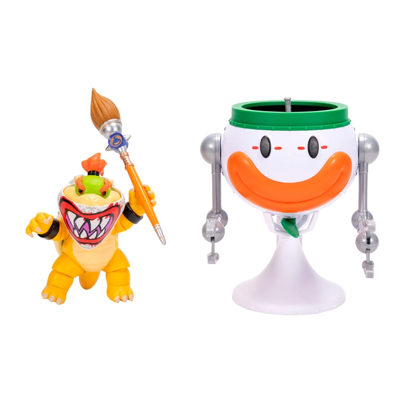 FIGURA DE JUGUETE MARIO BROSS SET CLOWN CAR PELICULA - 3