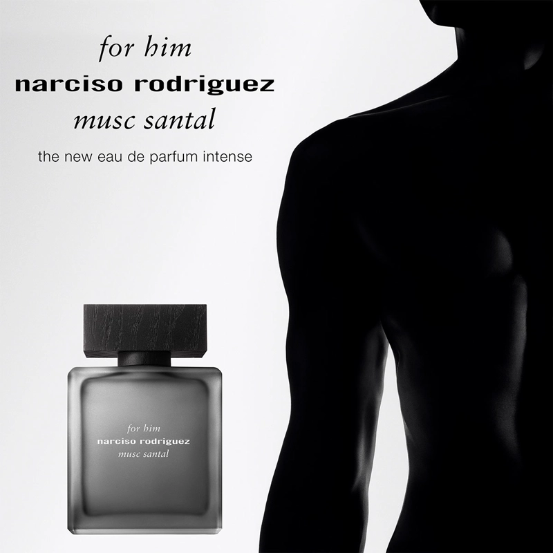 PERFUME HOMBRE NARCISO RODRIGUEZ FOR HIM MUSC SANTAL EDP INTENSE 100ML - 4