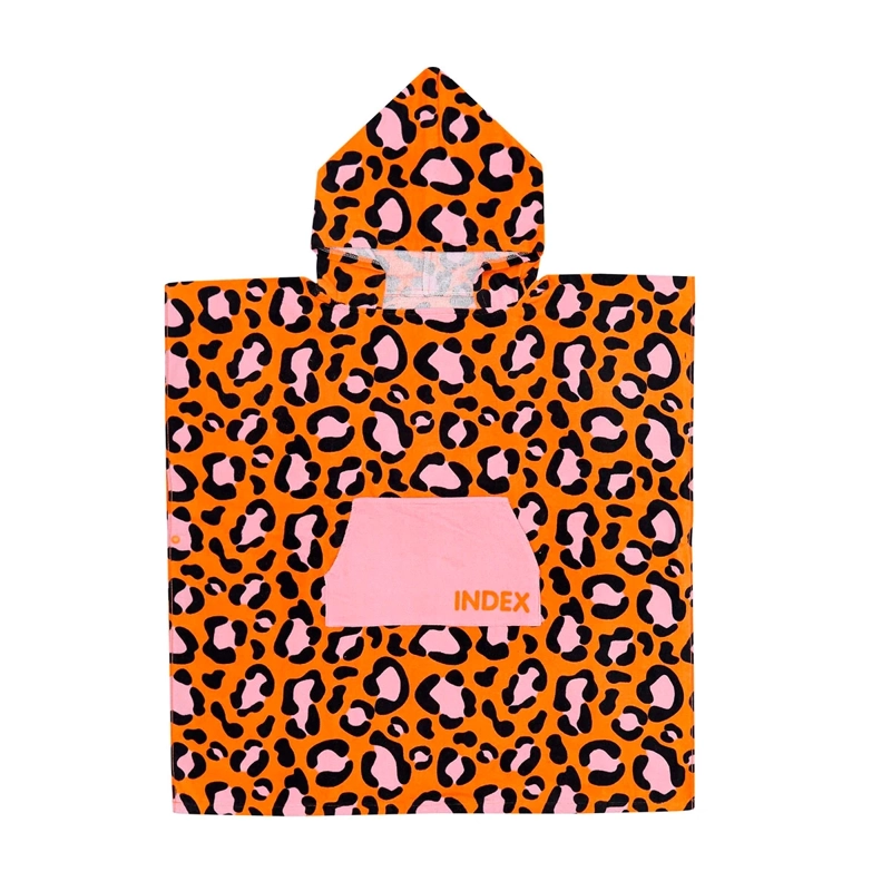 TOALLA PONCHO INDEX ALGODÓN TEENS ANIMAL PRINT - 1