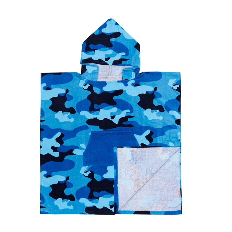 TOALLA PONCHO CLOUDBREAK ALGODÓN TEENS CAMUFLAJE - 2
