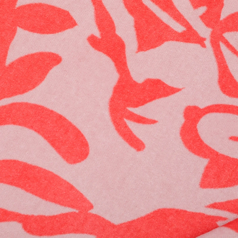 TOALLA DE PLAYA TATIENNE FLECOS ALGODÓN 80X160 CM FUCSIA - 8