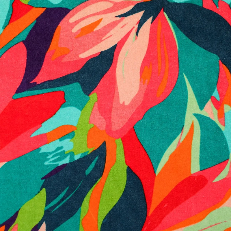 TOALLA DE PLAYA TATIENNE FLECOS 80X160 CM VERDE - 5