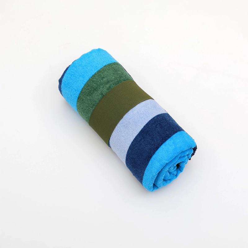 TOALLA DE PLAYA RIPLEY HOME PROMO BLUE LINES - 3