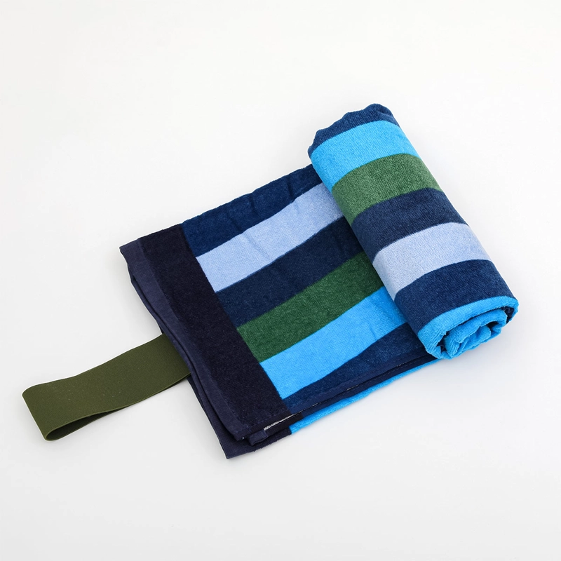 TOALLA DE PLAYA RIPLEY HOME PROMO BLUE LINES - 4