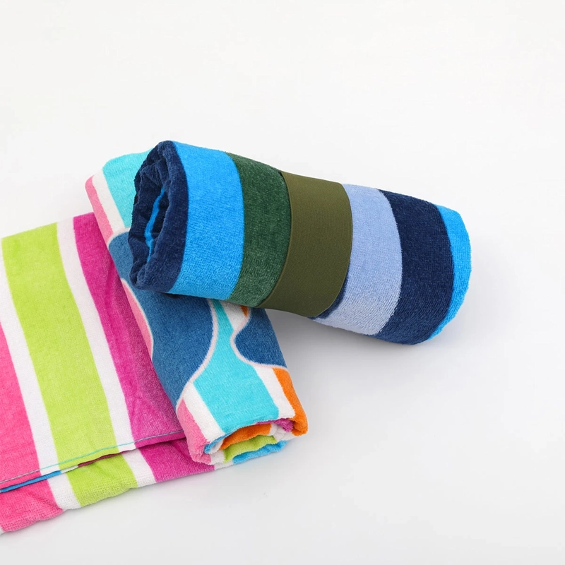 TOALLA DE PLAYA RIPLEY HOME PROMO BLUE LINES - 5