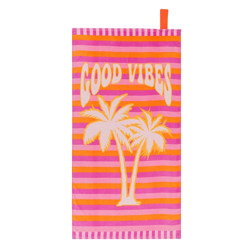 TOALLA DE PLAYA RIPLEY HOME PROMO GOOD VIBES - 1