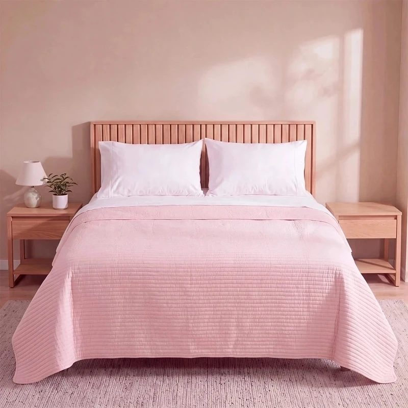 CUBRECAMA RIPLEY HOME CATIONIC 1.5 PLAZAS ROSA