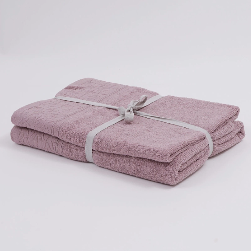 SET DE TOALLAS RIPLEY HOME PROMO MALVA  - 1