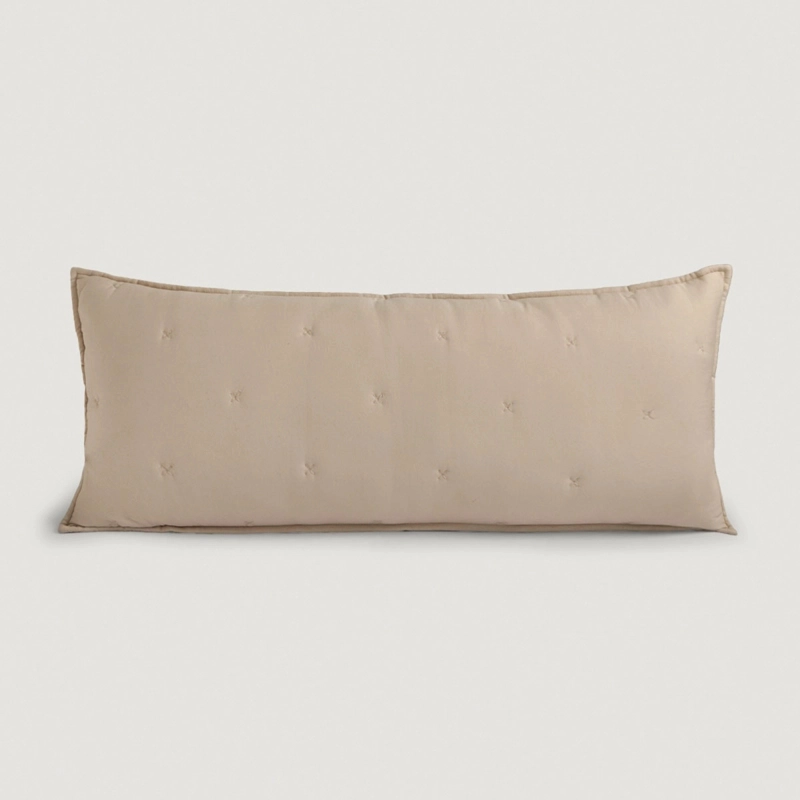 COJÍN RIPLEY HOME STITCH FLORCITAS 35X80 CM BEIGE - 2