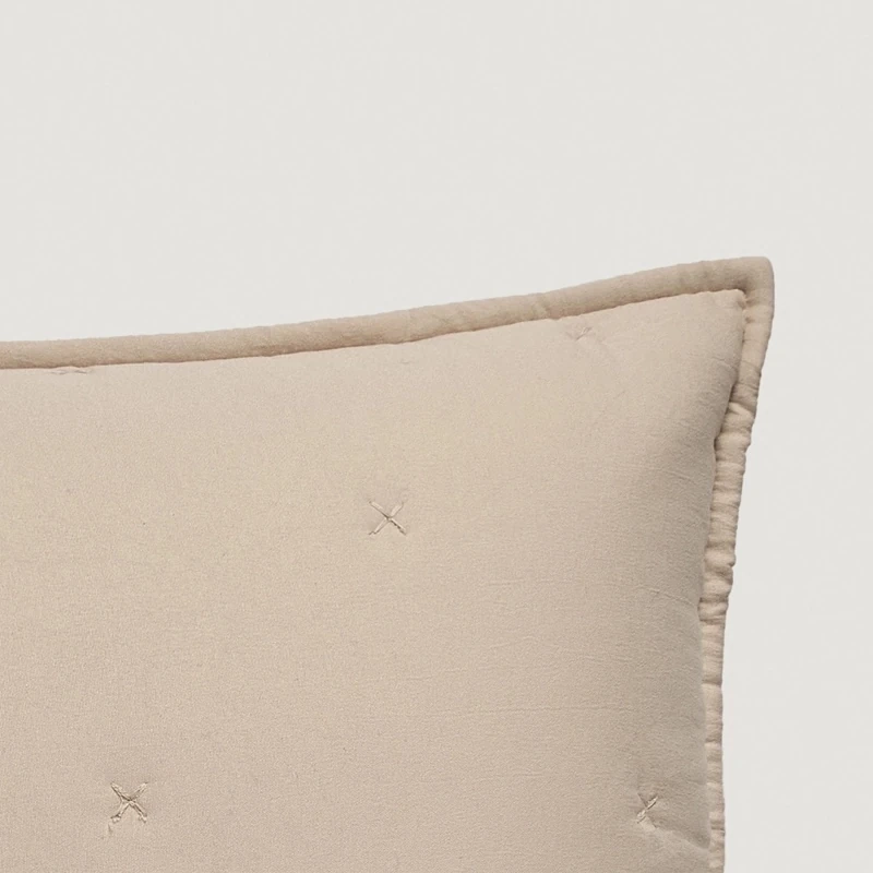 COJÍN RIPLEY HOME STITCH FLORCITAS 35X80 CM BEIGE - 4