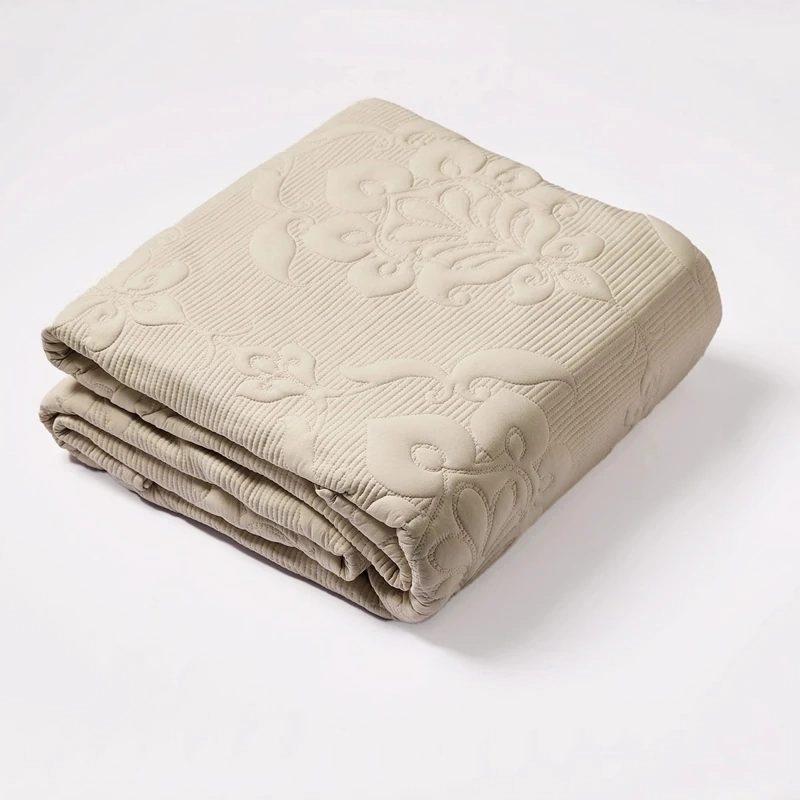 CUBRECAMA RIPLEY HOME ANNIE ULTRA 1.5 PLAZAS BEIGE - 4