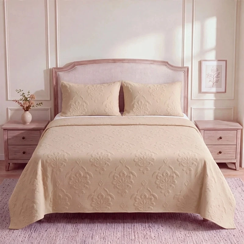 CUBRECAMA RIPLEY HOME ANNIE ULTRA KING BEIGE - 1