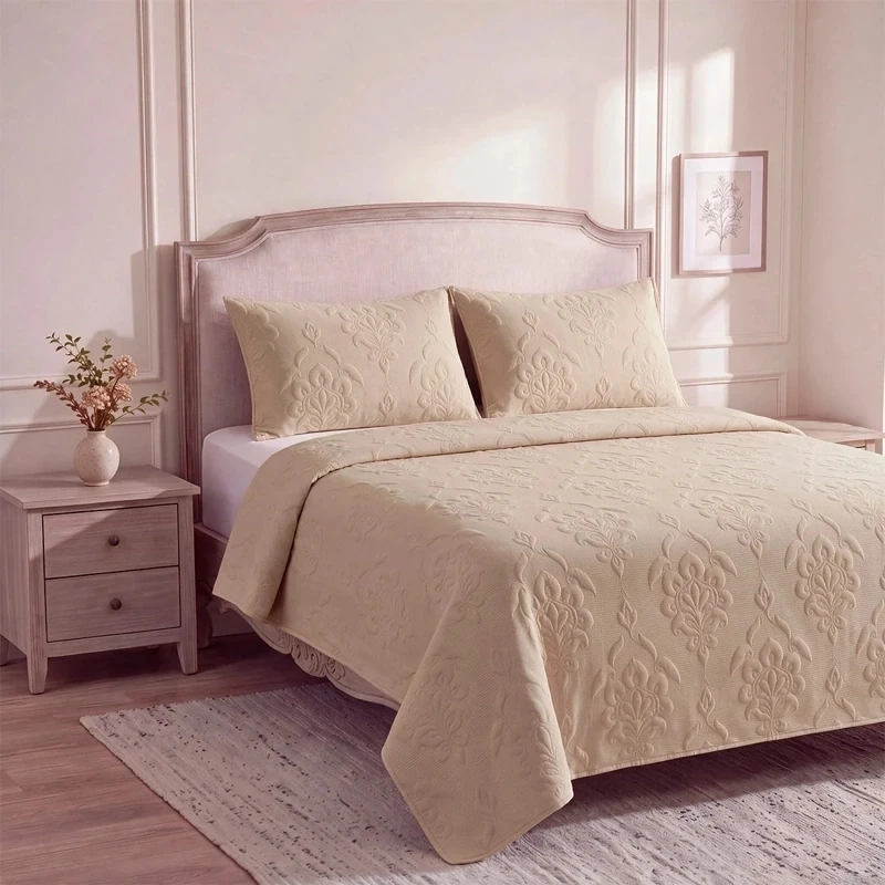 CUBRECAMA RIPLEY HOME ANNIE ULTRA KING BEIGE - 2