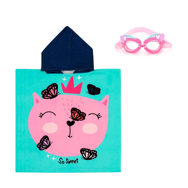 PONCHO TOALLA RIPLEY HOME LENTES GATO
