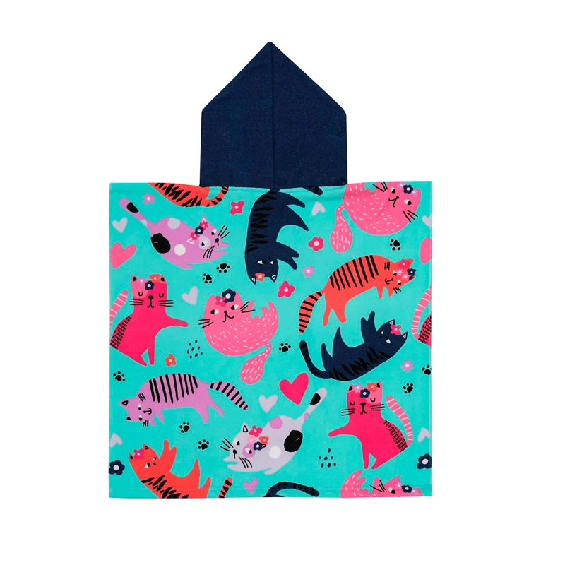 PONCHO TOALLA RIPLEY HOME LENTES GATO - 3