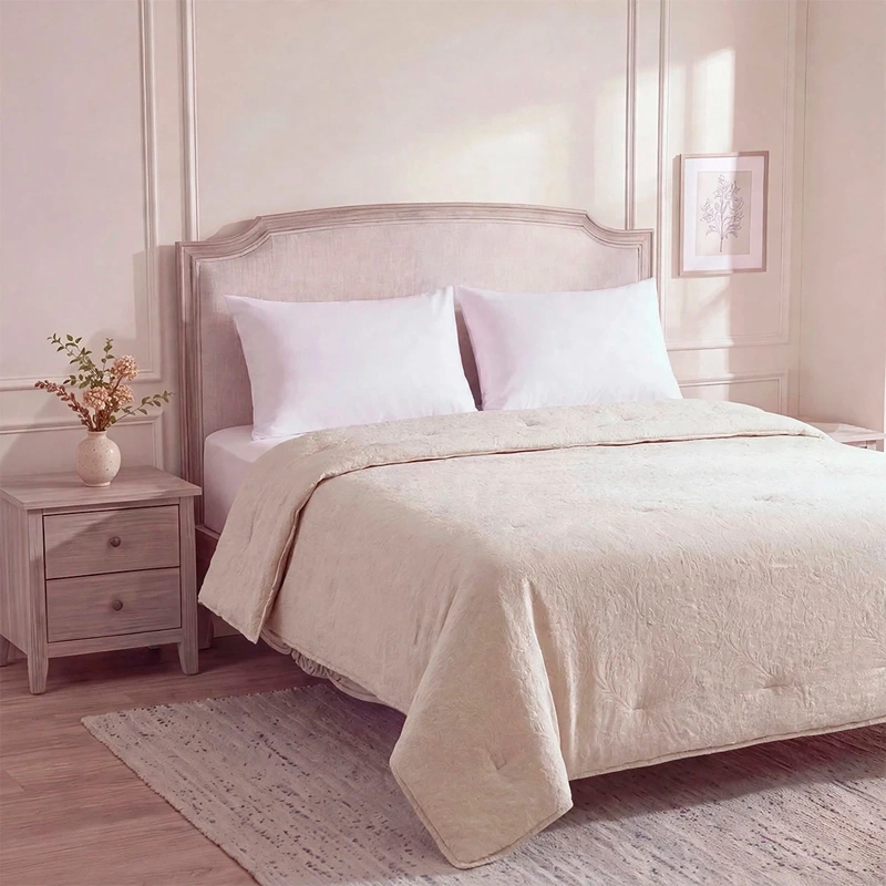 PLUMÓN RIPLEY HOME JACQUARD PAISLEY KING BLANCO - 2