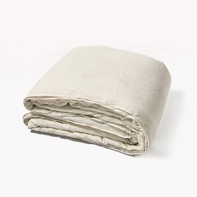 PLUMÓN RIPLEY HOME JACQUARD PAISLEY KING BLANCO - 4