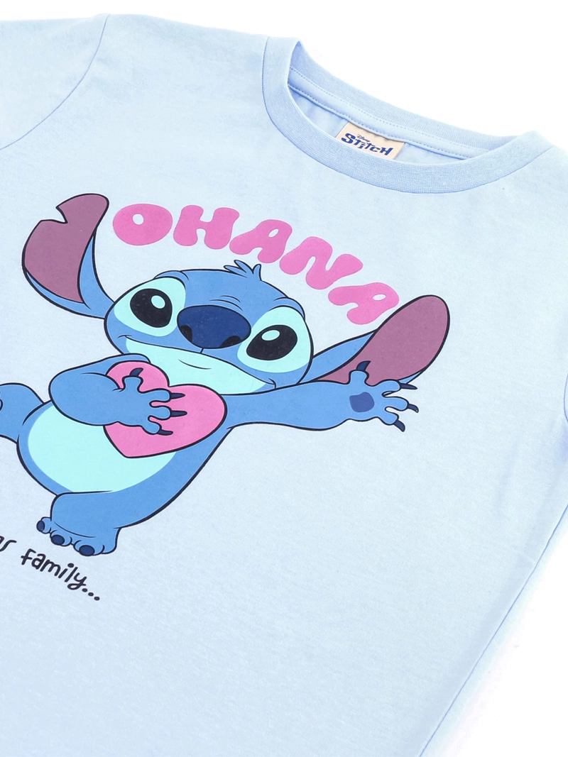 POLERA NIÑA DISNEY LILO & STITCH MANGA CORTA - 3