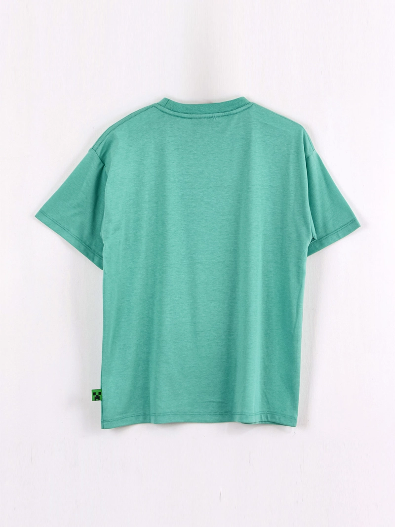 POLERA NIÑO MINECRAFT MANGA CORTA  - 2