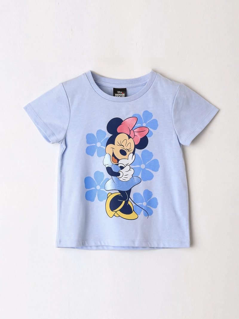 POLERA NIÑA DISNEY MINNIE MANGA CORTA