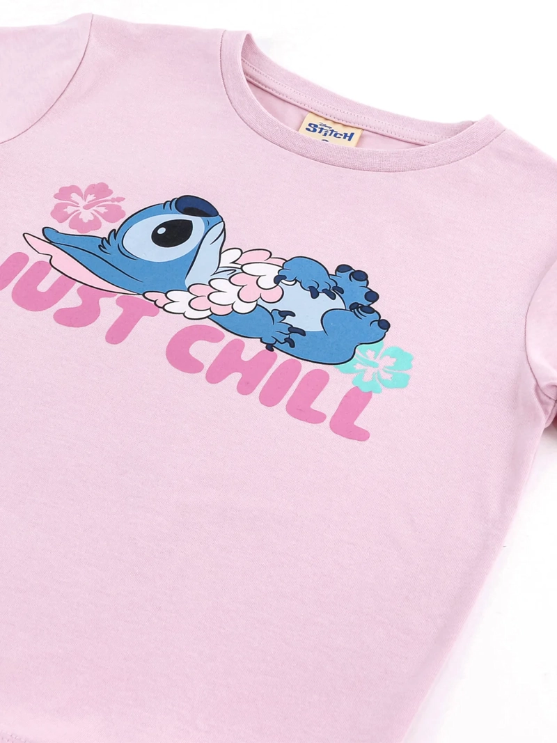 POLERA NIÑA DISNEY LILO & STITCH MANGA CORTA  - 3