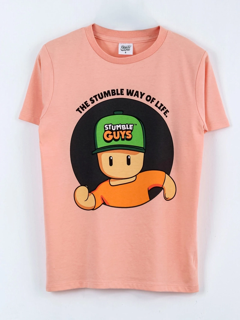 POLERA NIÑO STUMBLE GUYS MANGA CORTA