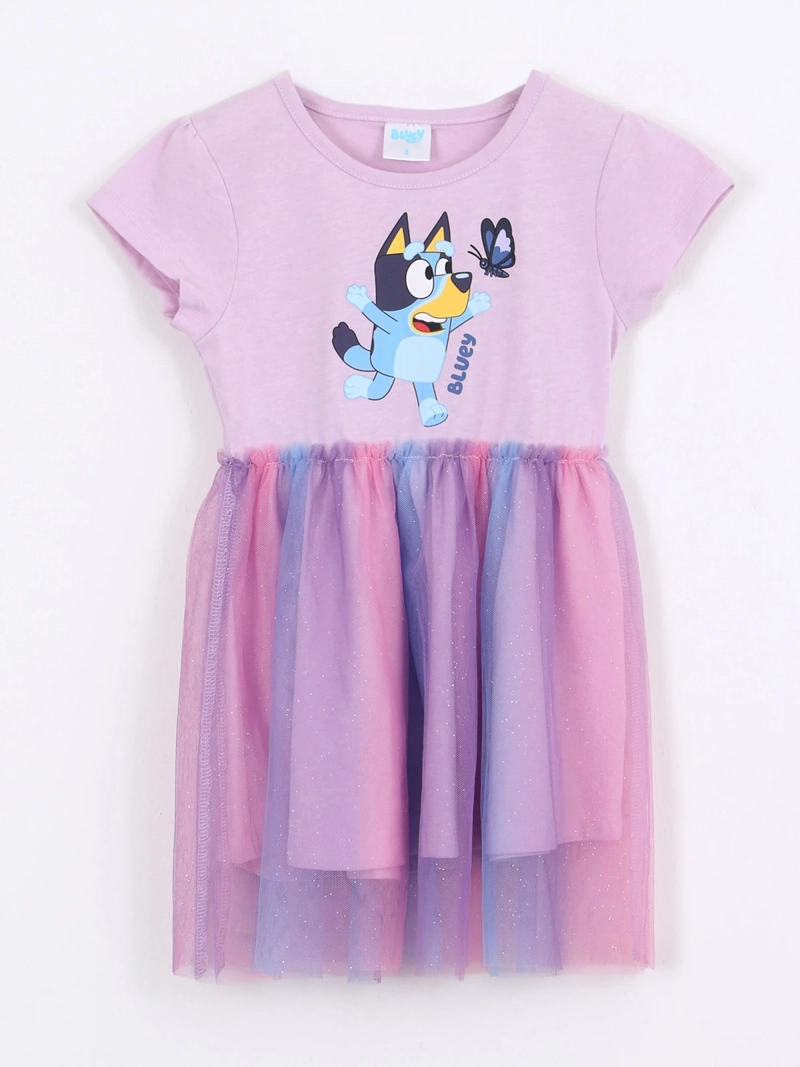 VESTIDO NIÑA BLUEY BEBÉ TULL - 1