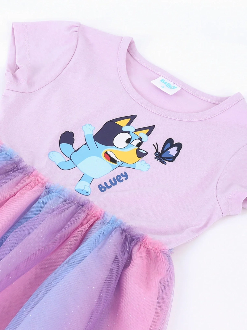 VESTIDO NIÑA BLUEY BEBÉ TULL - 3