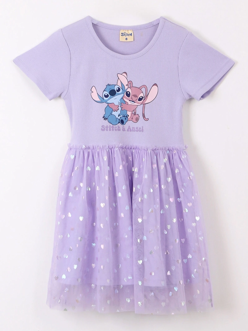 VESTIDO NIÑA DISNEY LILO & STITCH ALGODÓN - 1