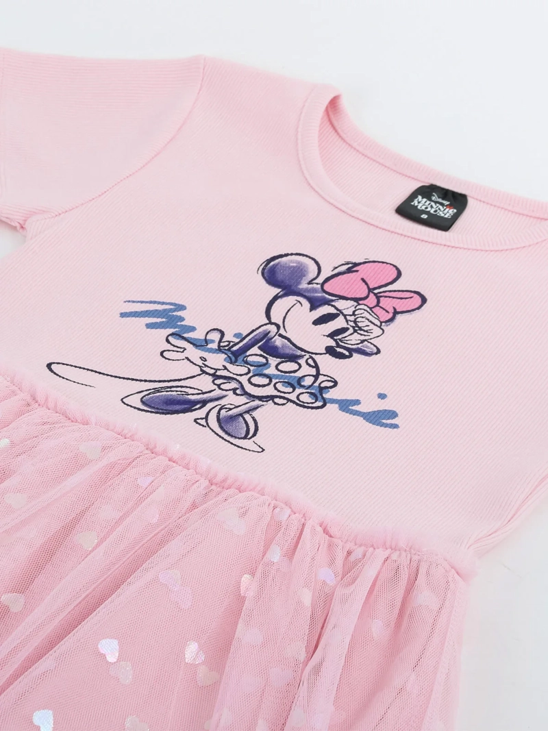VESTIDO NIÑA DISNEY MINNIE ALGODÓN - 3
