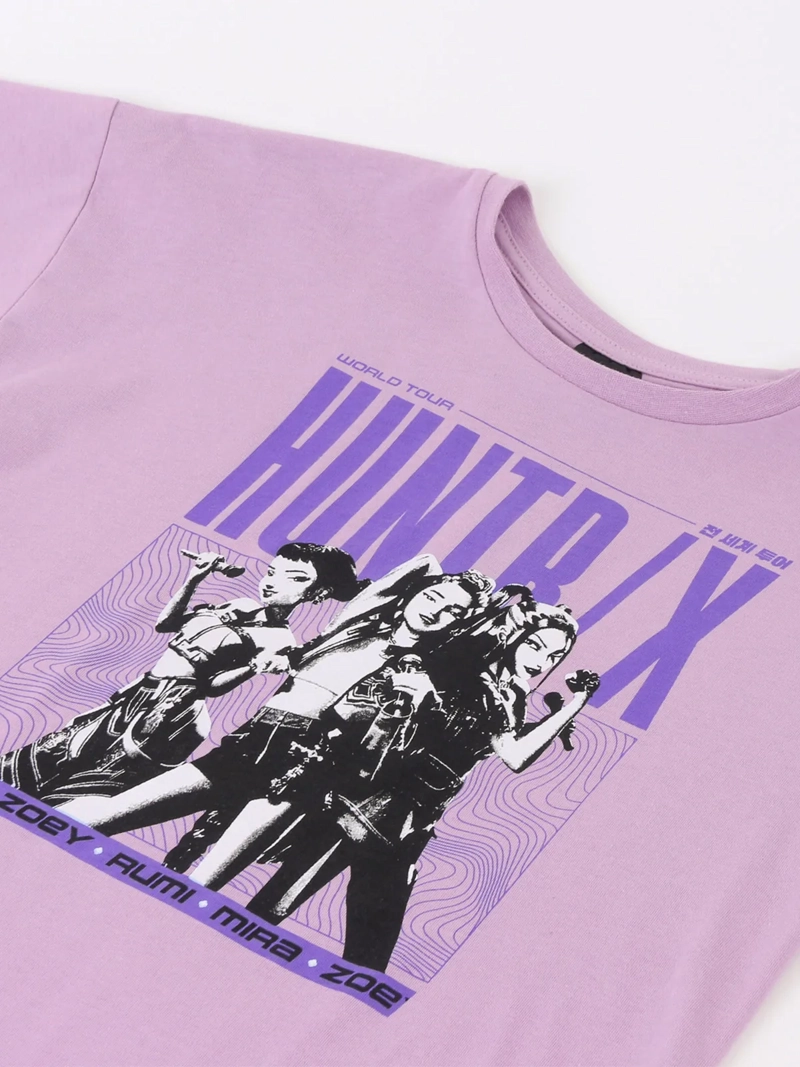 POLERA NIÑA POP DEMON HUNTERS MANGA CORTA - 3