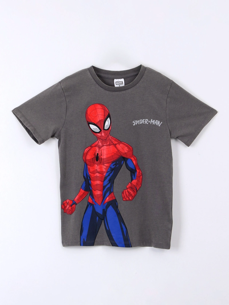 POLERA NIÑO MARVEL SPIDERMAN MANGA CORTA