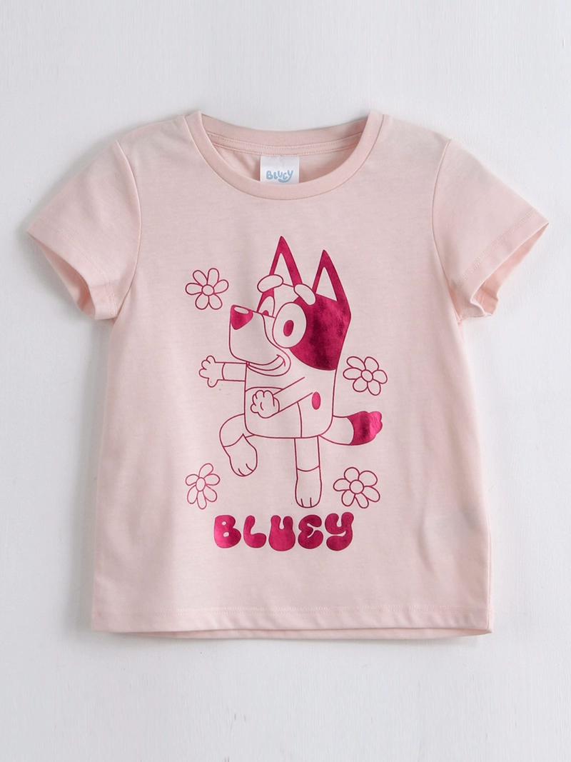 POLERA MANGA CORTA NIÑA BLUEY - 1